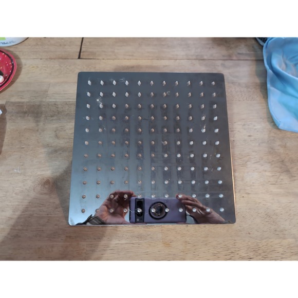 The Unbranded Brand Other - Matte Black Rainfall Shower Head‎ System 8''